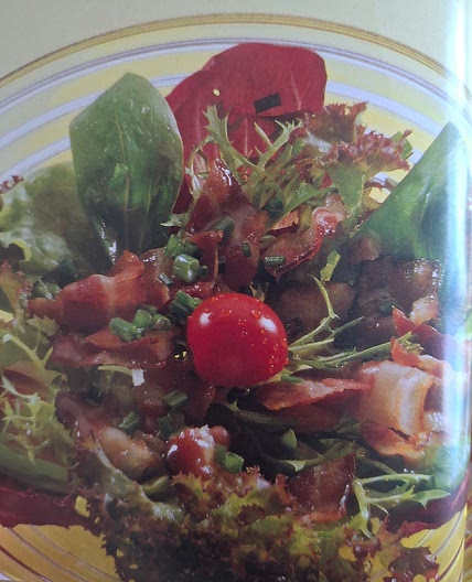 Gemengde sla met bacon