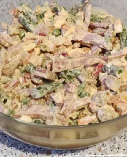 Салат с мексиканской смесью