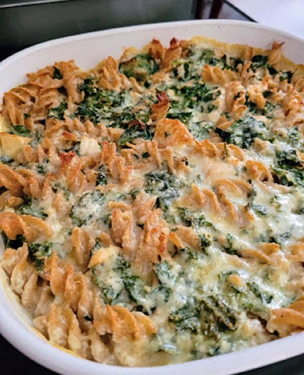 Creamy Rotini and Greens
