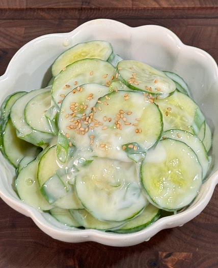 Healthy and Delicious Cucumber Salad✨