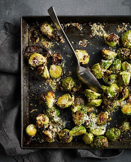Parmesan Brussels sprouts