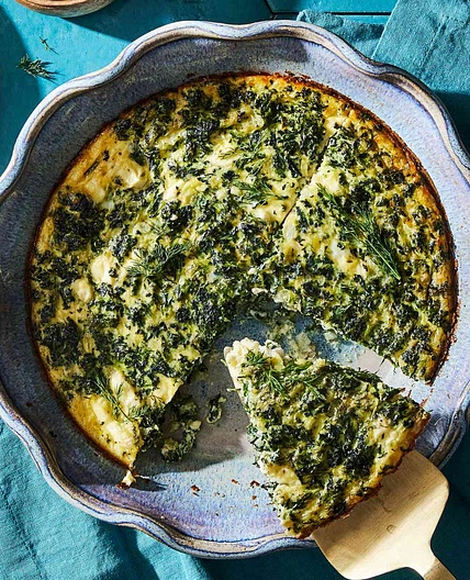 Spinach & Feta Quiche