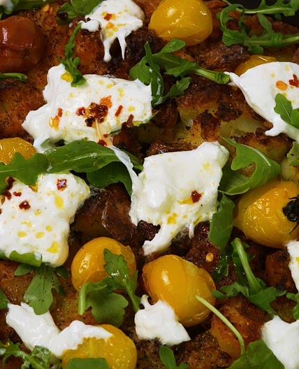 Loaded Crushed Potatoes