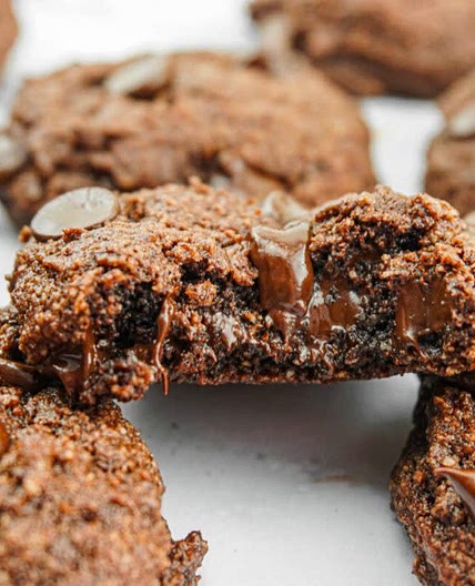Double Chocolate Almond Flour Cookies