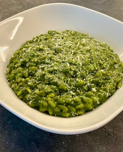 Spinach risotto 😋😋😋