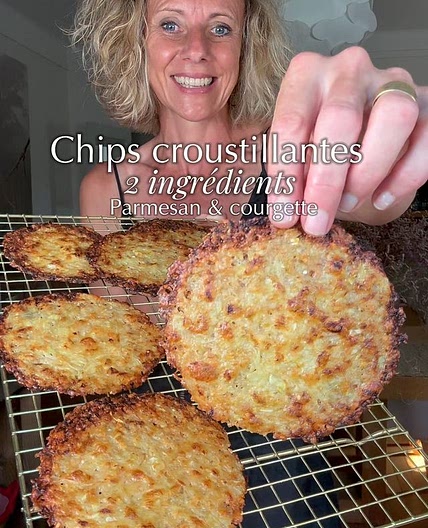 Chips parmesan courgette