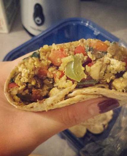 Healthy Teriyaki Chicken Wrap