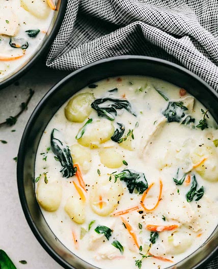 Creamy Chicken Gnocchi Soup