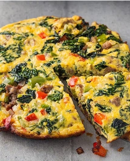 Fritata de kale