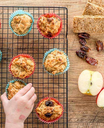 Apple & Date Muffins With Wheat biscuits