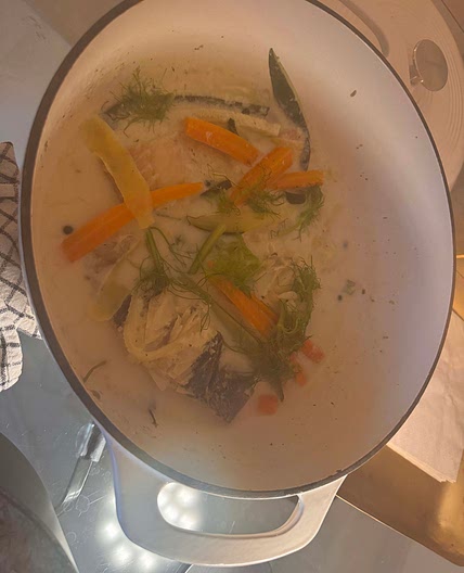Bacalao con coco y Limon 