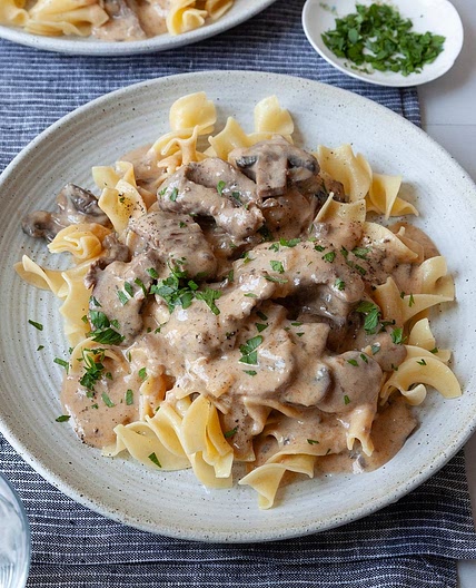 Crockpot Beef Stroganoff