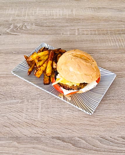 Burgers de poulet teriyaki