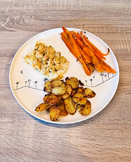 Poisson au crumble citronné