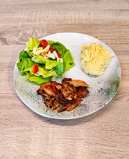 Cuisses de poulet à la sauce soja au miel et au paprika
