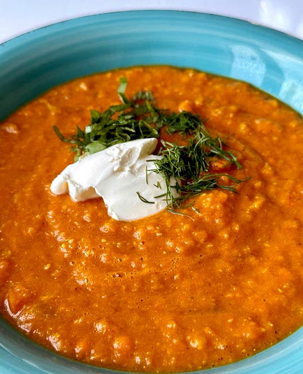 Spiced Red Lentil Soup 