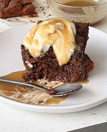 Easy chickpea brownies 