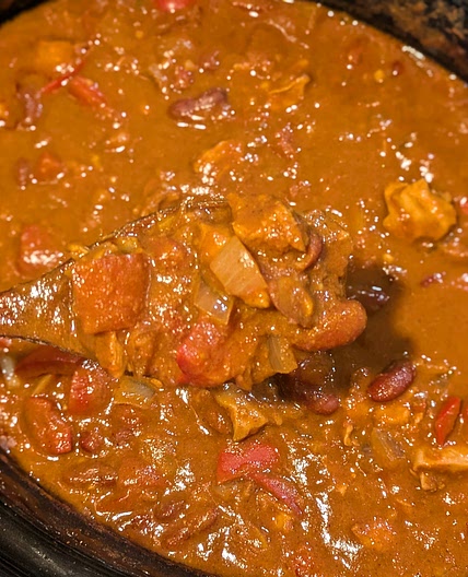 Peanut Chicken Chili
