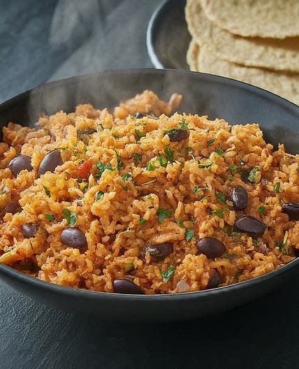 "Flavor-Packed Vegan Mexican Rice: Easy, One-Pot Recipe for Busy Weeknights!"