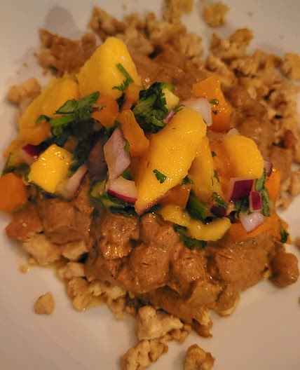 Curried Chickpeas w/ Tofu Crumble