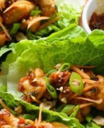 Teriyaki Chicken Lettuce Wraps