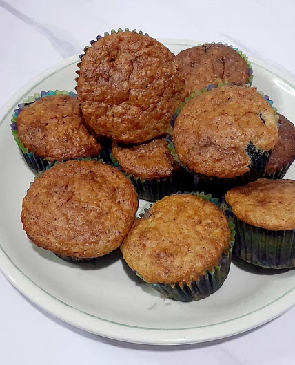 Easy banana berries muffins recipe