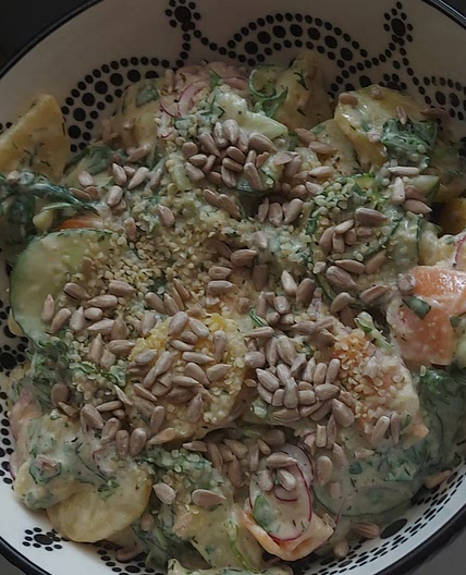 Veganer Kartoffel-Lax-Dill-Salat