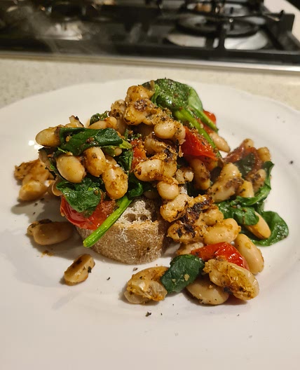 Bean Bruschetta