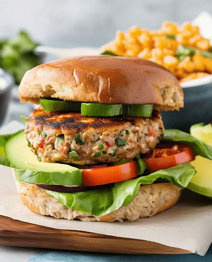 Turkey bean burger