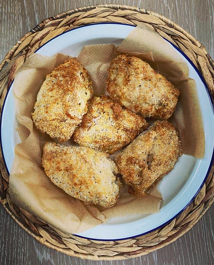 Air Fryer Breaded Chicken