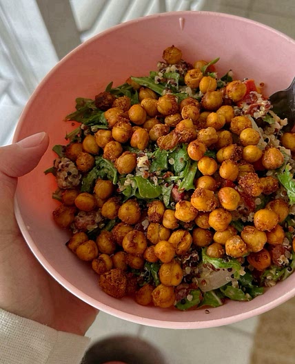 Perfectly Protein Rich Crispy Chickpeas 