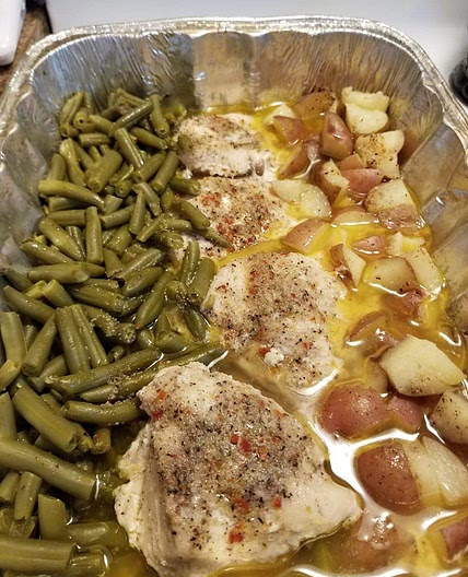 Zesty chicken casserole