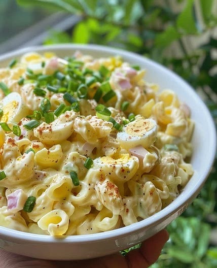Deviled Egg Pasta Salad