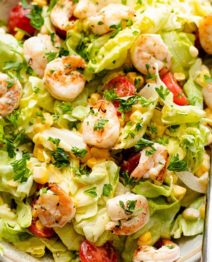 Grilled Summer Shrimp Salad Recipe