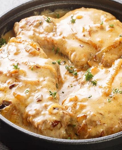 Pork Tenderloin with Country Gravy (Low Sodium)