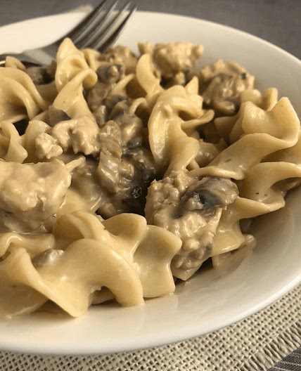 Ground Turkey Stroganoff