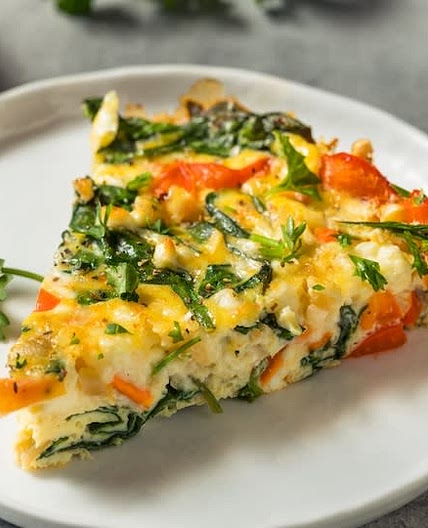 Vegetable Frittata (Freezer/Vegetarian/Gluten Free/Low Sodium)