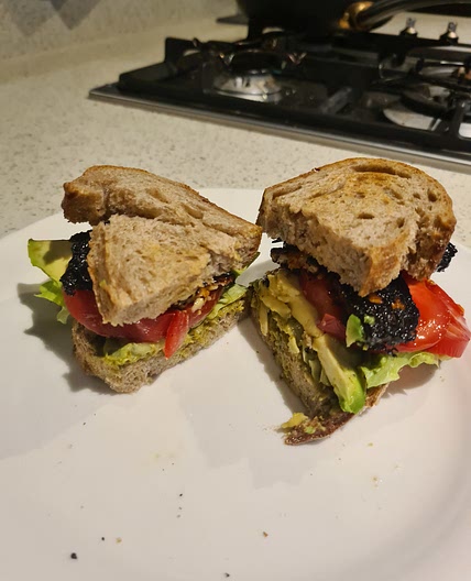 HLAT (Halloumi, Lettuce, Avocado and Tomato) Sandwich