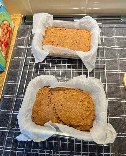 GF Air fryer carrot cake 