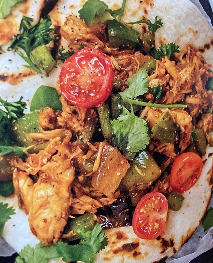 Slow cooker chicken tacos 