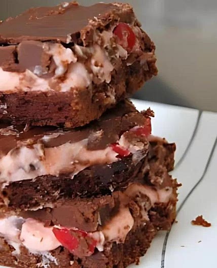 The Best Chocolate Cherry Chunk Brownies