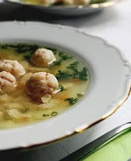 Sopa con Polpetine or Crepes