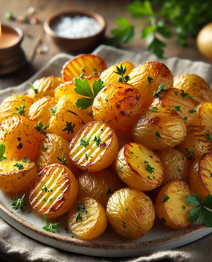 Roasted Gold Baby Potatoes