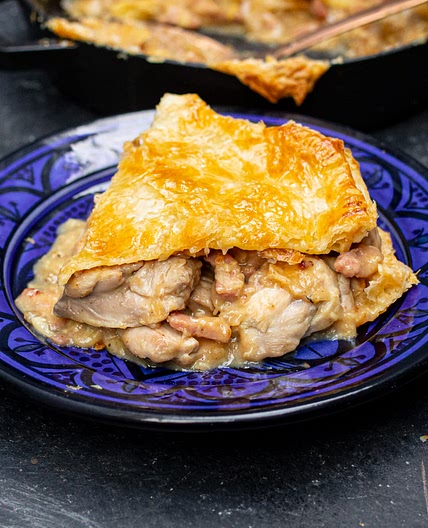 Roast Garlic Chicken Pie