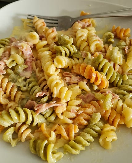 Fusilli Alfredo alpanda