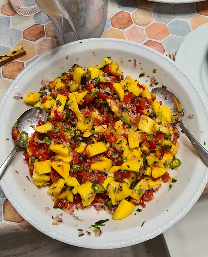 Mango ceviche