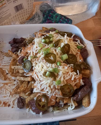 Steak-Topped Loaded Fries