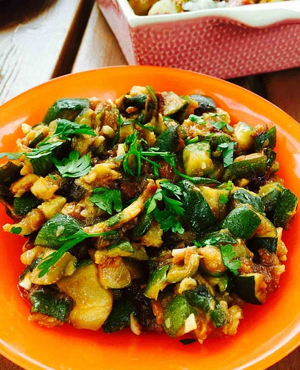 Best ever summer courgette salad