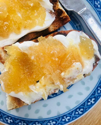 Lemon peel jam