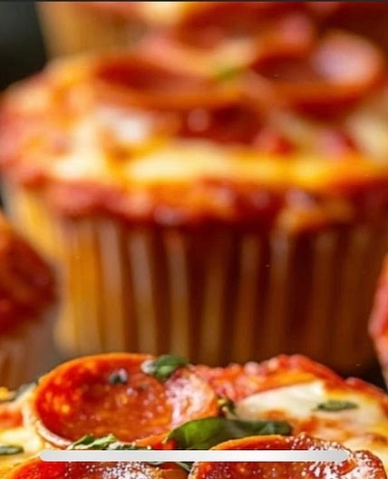 Deep Dish Pizza Cupcakes